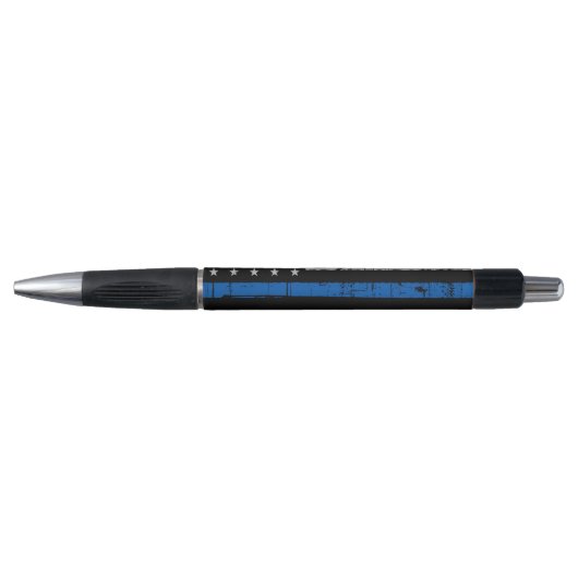 Thin Blue Line - Politieagent - Amerikaanse vlag Pen (Voorkant)