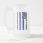 Thin Blue Line - Politieagent - Mok bier (Links)