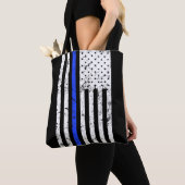 Thin Blue Line - Politieagent - tas (Dichtbij)