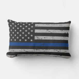 Thin Blue Line - Politieambtenaar - Handhaving Kussen