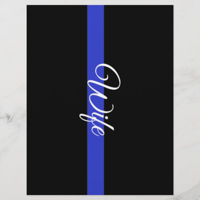 Thin Blue Line: Politievrouw (Voorkant)