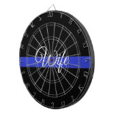 Thin Blue Line: Politievrouw Dartbord (Voorkant Rechts)