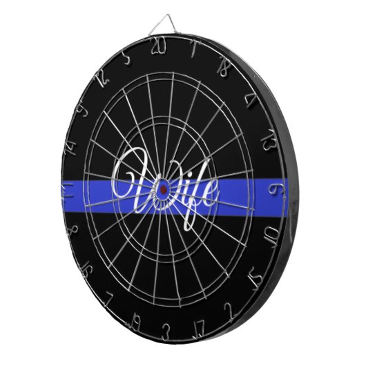 Thin Blue Line: Politievrouw Dartbord (Voorkant Rechts)