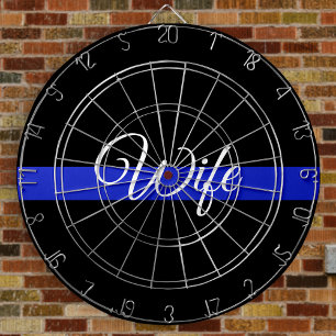 Thin Blue Line: Politievrouw Dartbord