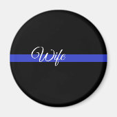 Thin Blue Line: Politievrouw Magneet (Voorkant)