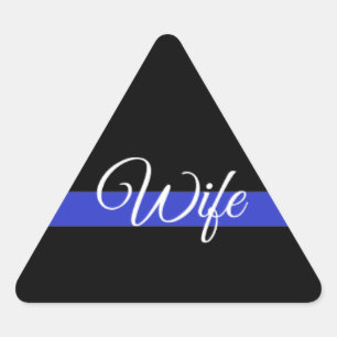 Thin Blue Line: Politievrouw Sticker