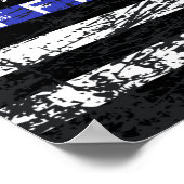 Thin Blue Line Poster (Hoek)