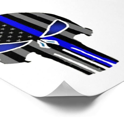 Thin Blue Line Poster (Hoek)