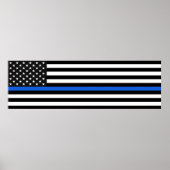 Thin Blue Line Poster (Voorkant)