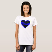 THIN BLUE LINE Proud Wife Law Enforcement Tank (Voorkant volledig)
