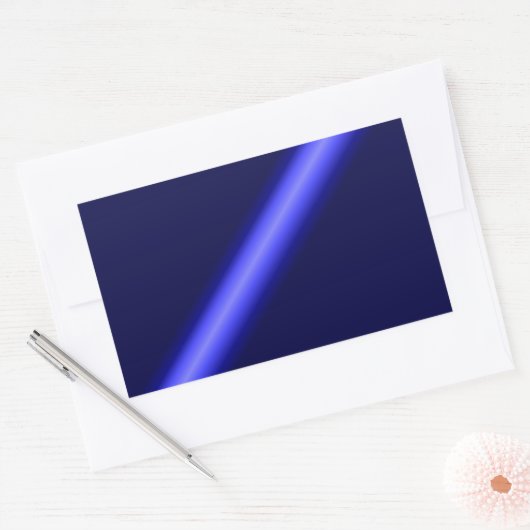 Thin Blue Line Rechthoekige Sticker (Envelop)
