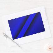 Thin Blue Line Rechthoekige Sticker (Envelop)