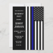 Thin Blue Line Retirement Kaart (Voorkant)