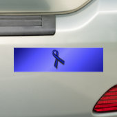 Thin Blue Line Ribbon Bumpersticker (Op auto)