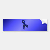 Thin Blue Line Ribbon Bumpersticker (Voorkant)