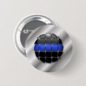Thin Blue Line Ronde Button 5,7 Cm (Voorkant /achterkant)