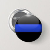 Thin Blue Line Ronde Button 5,7 Cm (Voorkant /achterkant)