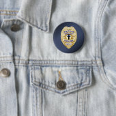 Thin Blue Line Ronde Button 5,7 Cm (In situ)