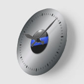 Thin Blue Line Ronde Klok (Hoek)