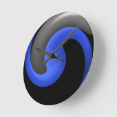 Thin Blue Line Ronde Klok (Hoek)
