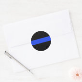 Thin Blue Line Ronde Sticker (Envelop)