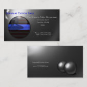 Thin Blue Line - Salutrans van staal Visitekaartje (Voorkant / Achterkant)