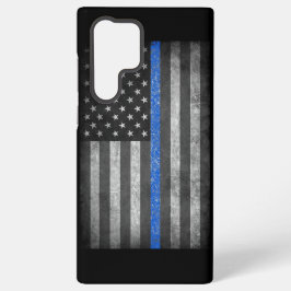 Thin Blue Line Samsung Galaxy Hoesje