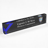 Thin Blue Line Santa Monica Patch Desk Name Bord Naambordje