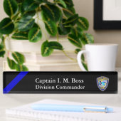 Thin Blue Line Santa Monica Patch Desk Name Bord Naambordje