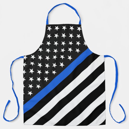 Thin Blue Line Schort (Voorkant)