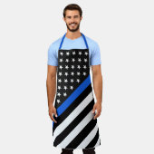 Thin Blue Line Schort (Gedragen)