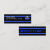 Thin Blue Line Sergeant Custom Visitekaartje (Voorkant / Achterkant)