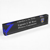 Thin Blue Line SFPD Patch Desk Name Bord Naambordje
