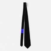 Thin Blue Line Shamrock Buttonnen Stropdas (Achterkant)