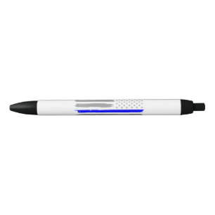  Thin Blue Line Shirt Politie Ondersteuning USA FL Zwarte Inkt Pen