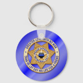Thin Blue Line Sleutelhanger (Voorkant)