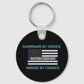 Thin Blue Line Sleutelhanger (Voorkant)