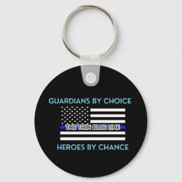 Thin Blue Line Sleutelhanger