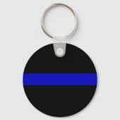 Thin Blue Line Sleutelhanger (Voorkant)