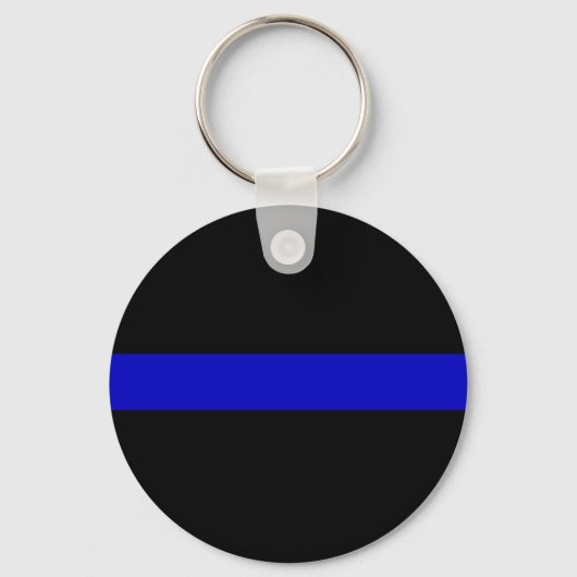 Thin Blue Line Sleutelhanger (Voorkant)