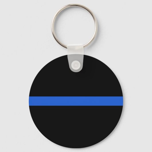 Thin Blue Line Sleutelhanger (Voorkant)
