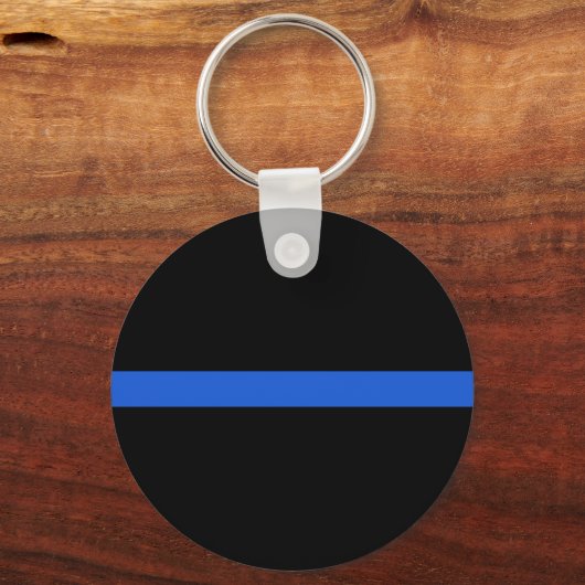 Thin Blue Line Sleutelhanger (Voorkant)