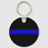 Thin Blue Line Sleutelhanger (Voorkant)