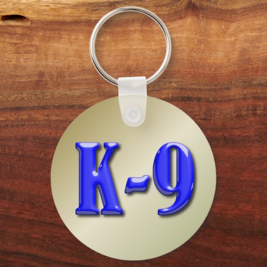 Thin Blue Line Sleutelhanger (Voorkant)