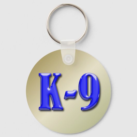 Thin Blue Line Sleutelhanger (Achterkant)