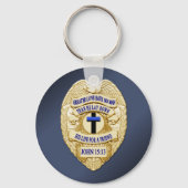 Thin Blue Line Sleutelhanger (Voorkant)