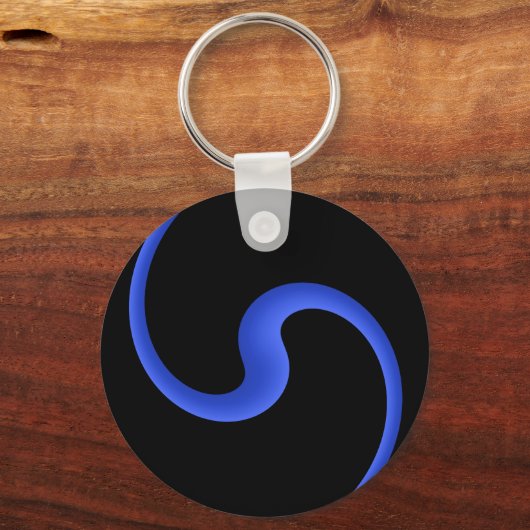 Thin Blue Line Sleutelhanger (Voorkant)