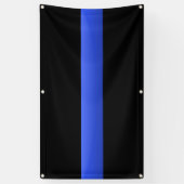 Thin Blue Line Spandoek (Verticaal)