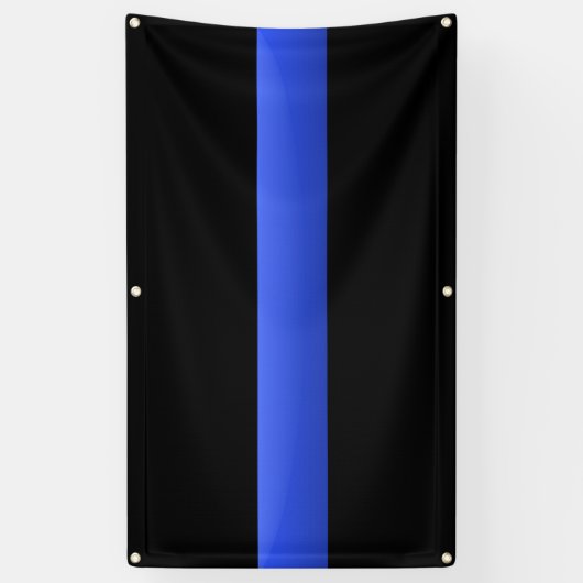 Thin Blue Line Spandoek (Verticaal)