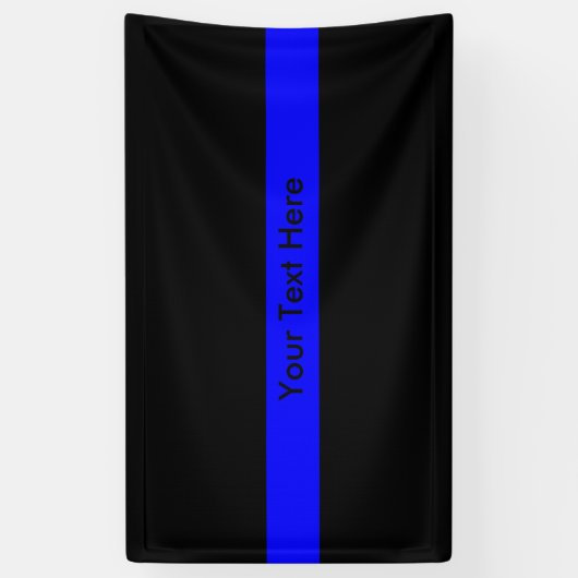 Thin Blue Line Spandoek (Verticaal)